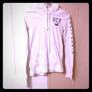 White Hollister Hoodie size small