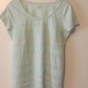 Mint green scoop neck t-shirt