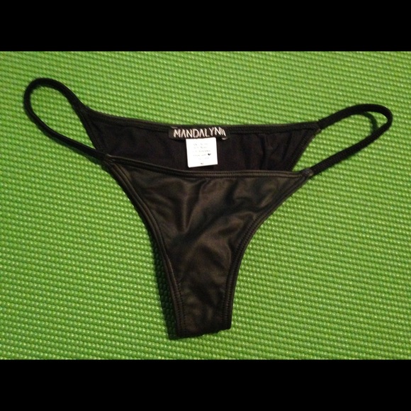 Mandalynn Black Leather Morgan Bottom