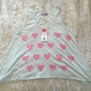 Wildfox heart tank top!