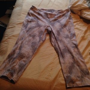 Old Navy Active White and Grey Pants