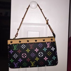 Louie Black monogram purse