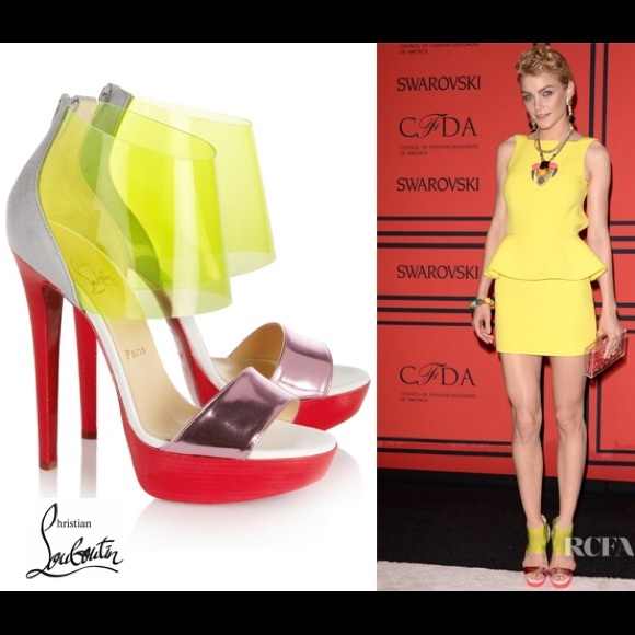 CHRISTIAN LOUBOUTIN Dufoura Sandals sz 36.5 RARE - Picture 4 of 4