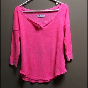 Pink Hollister Top
