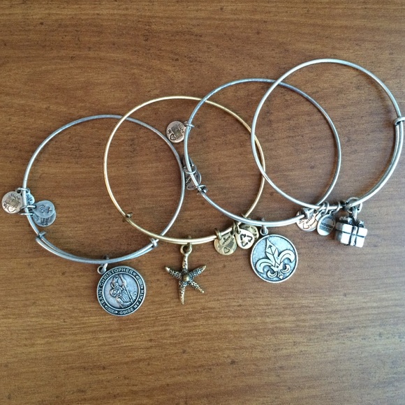 Alex and Ani set of 4