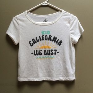 White California Crop Top