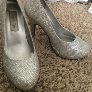 Sparkly homecoming heels
