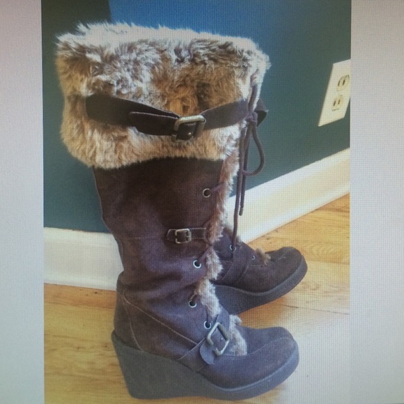 Report Suede Knee High Boots