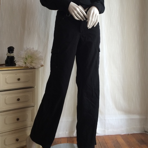 Athleta Black Cargo Style Pants