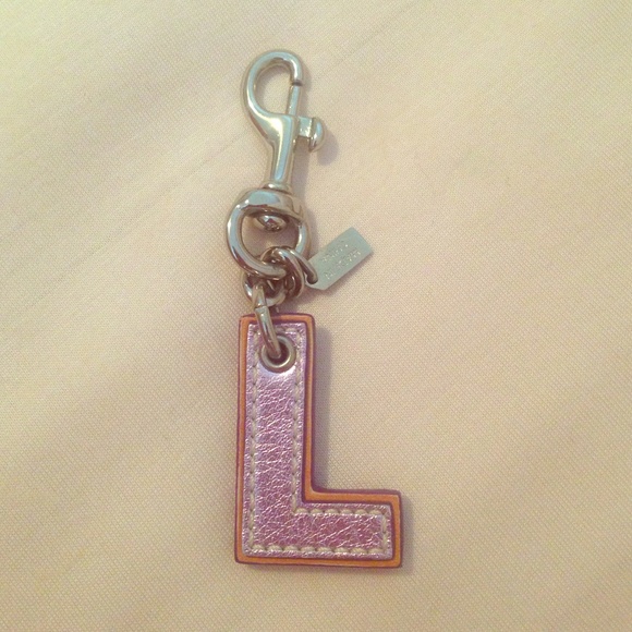 Coach "L" letter key chain