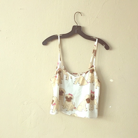 🚫SOLD "Cute as a Pug"  mini cami