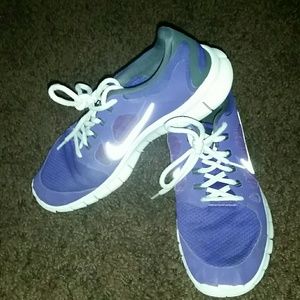 Nike Kids Purple Running Sneakers