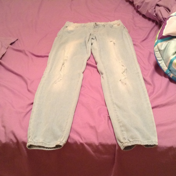 Justice high waisted skinny jeans