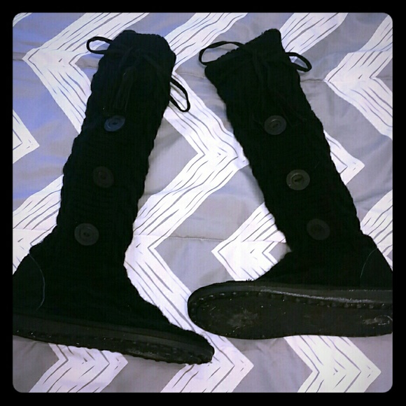 Muk Luk tall knit boots