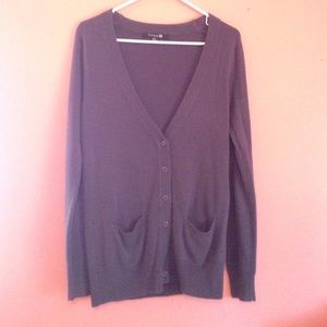 Forever 21 grey cardigan