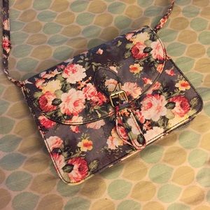 Floral cross body