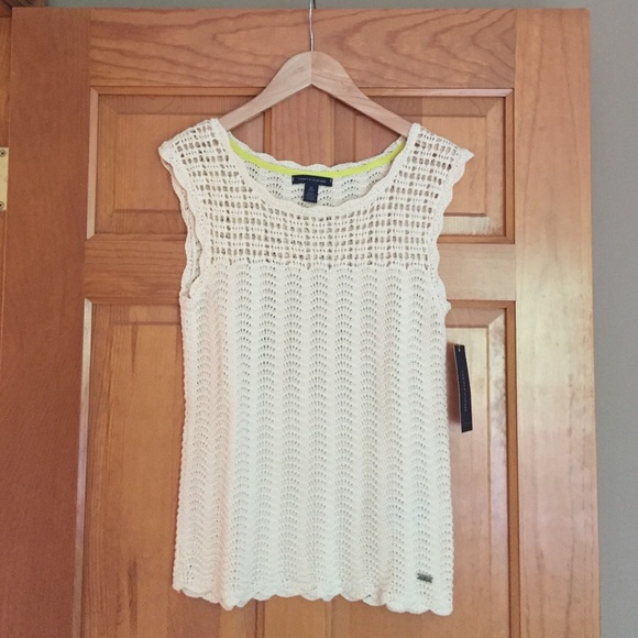 Tommy Hilfiger crochet top