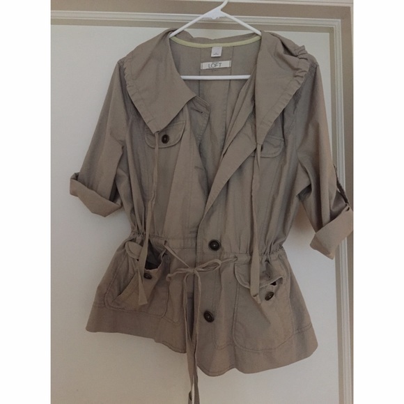 LOFT khaki colored jacket