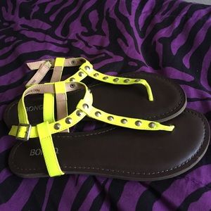 Yellow sandals