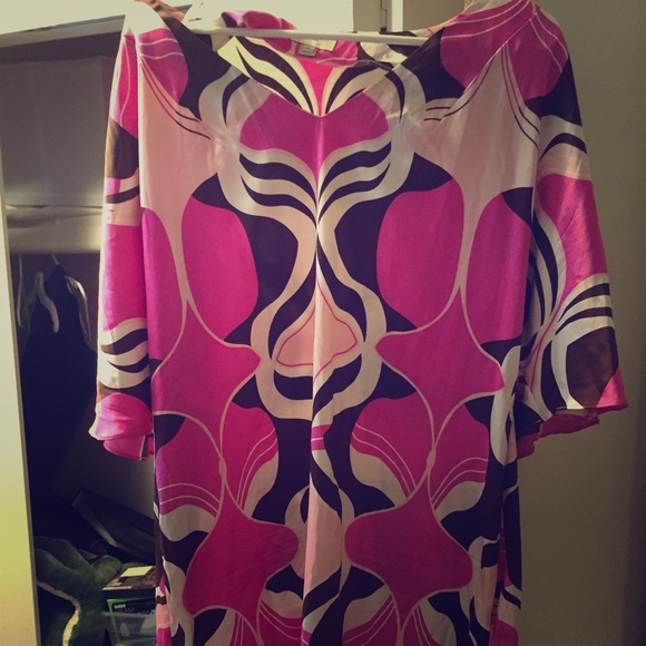 Silk Dolman Sleeved dress