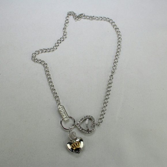 Juicy Couture silver tone necklace!