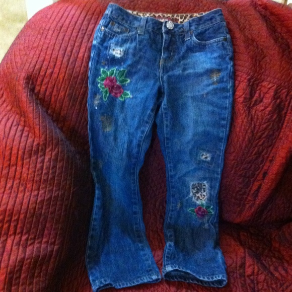 Girls Embellished Jeans