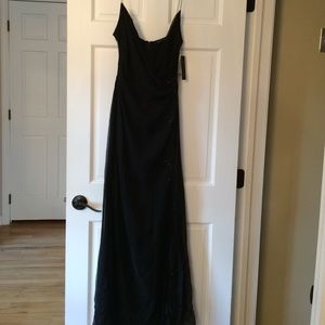 Elie Tahari Silk Gown Black