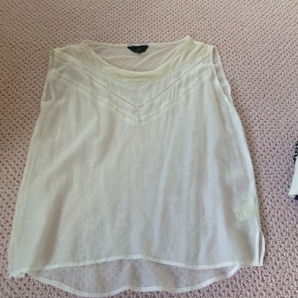 Cute flowy white shirt made by Jack!