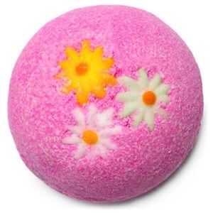 Pink Vanilla Lush bath bomb