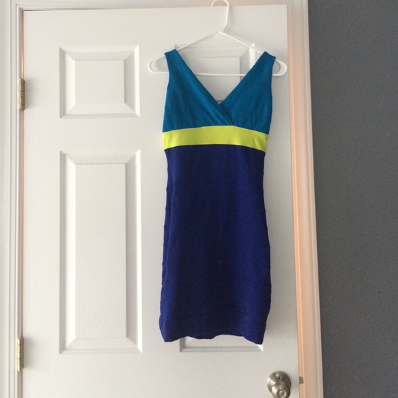 Express color block dress