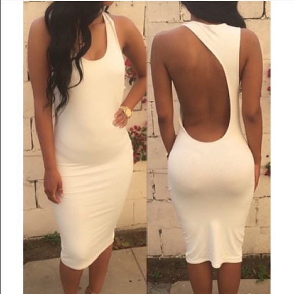 Unlisted Dresses & Skirts - White Scoop Dress