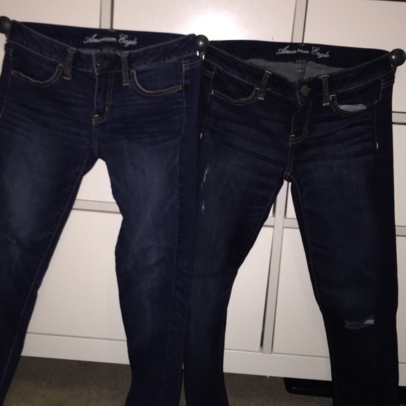 2 pairs of American Eagle Jeggings