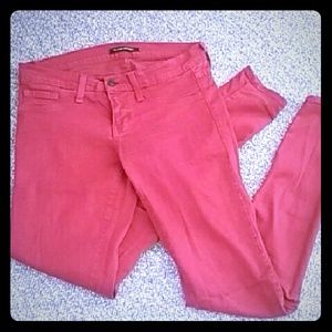 Flying monkey skinny jean little darker red