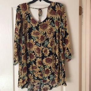 Urban outfitters hippie sunflower dress
