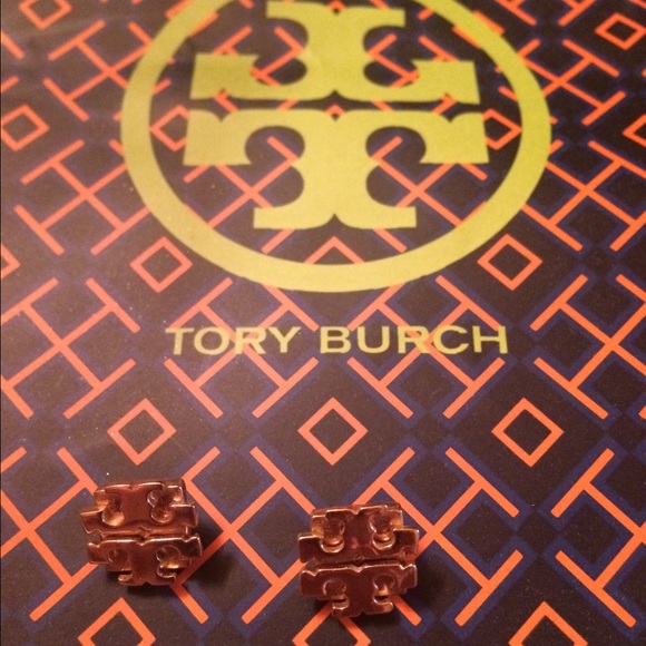 Gold Tory burch earrings