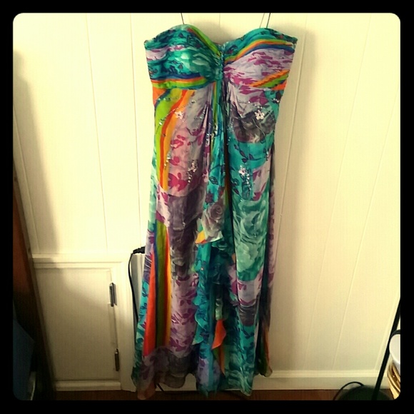 Long floral dress