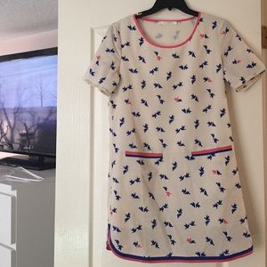 Asos cream bird dress