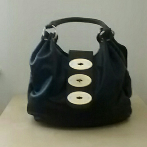 Charming Charlie Black Pleather Bag