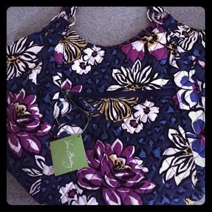 Vera Bradley crescent handbag- African violet