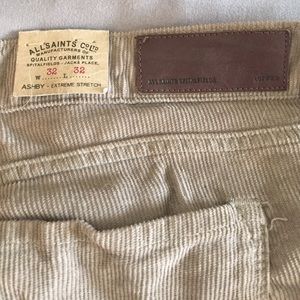 NWT All Saints Corduroy Pants