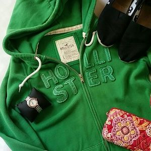 Green Hollister Jacket