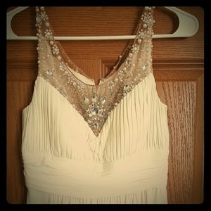 Cream colored  formal gown