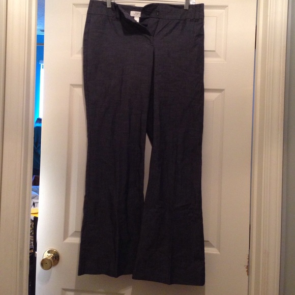 Blue grey dress pants from the Loft