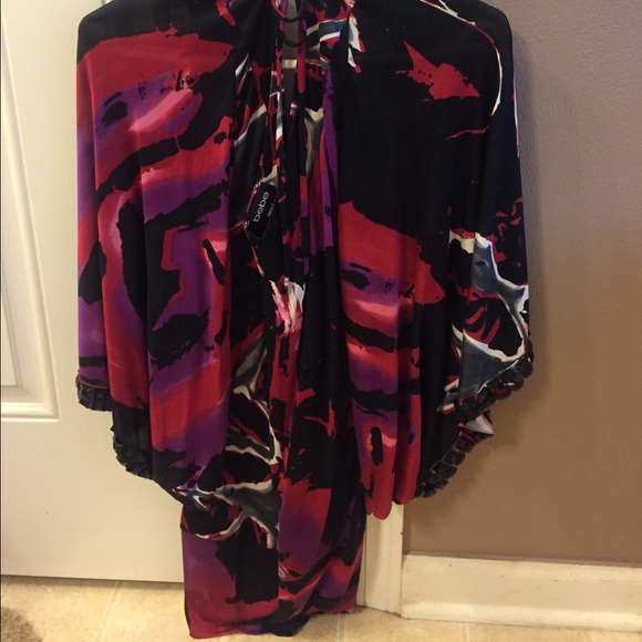 Bebe 100% Silk tunic top - Picture 3 of 4