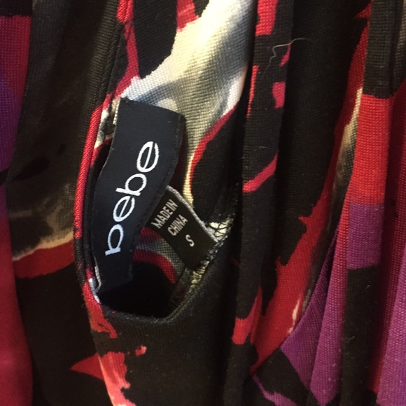 Bebe 100% Silk tunic top - Picture 4 of 4