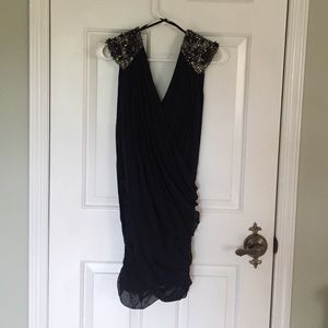French Connection navy party dress