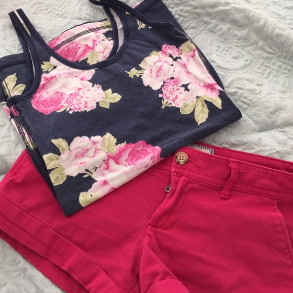 Floral Abercrombie Tank