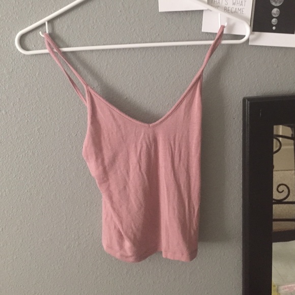 Brandy Melville blush pink crop top!!