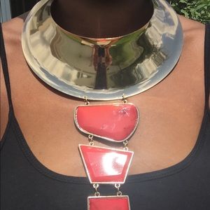 Women Large Gold necklace