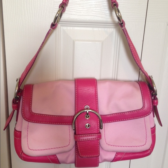 Pink Coach handbag